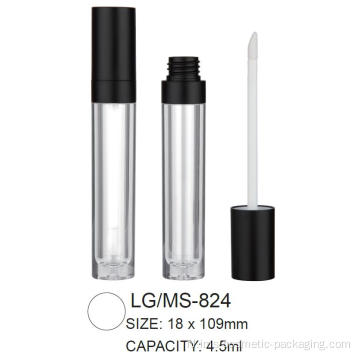 Plastic Cosmetic Round Lipgloss / Mascara Container